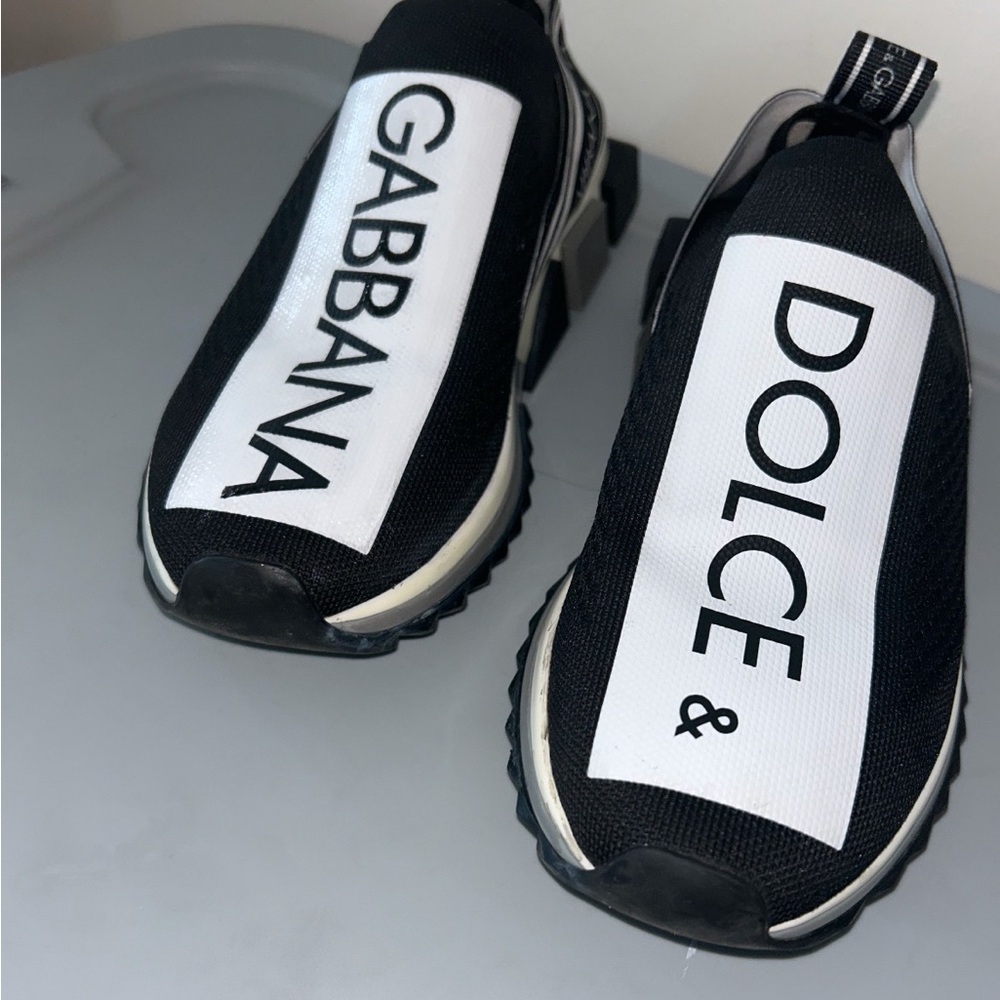 Dolce & Gabbana Monochrome Slip-On Shoes
